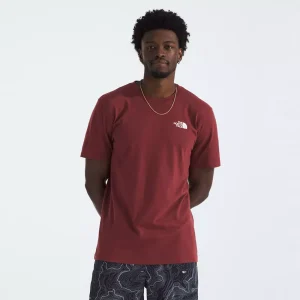 The North Face Men's Box NSE Short Sleeve T-Shirt -Sumac