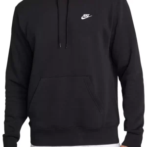 Nike Men's Club Fleece Hoodie - Black