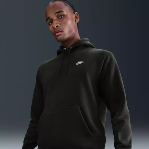 Nike Men's Club Fleece Hoodie - Sequoia